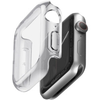 UNIQ Garde Hybrid pouzdro s ochranou displeje pro Apple Watch 46mm - čiré