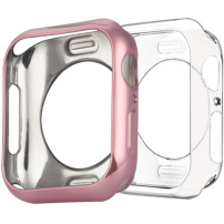 DUX DUCIS 2v1 sada ochranných pouzder pro Apple Watch 44mm - růžovočirá