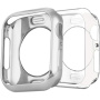 DUX DUCIS 2v1 sada ochranných pouzder pro Apple Watch 44mm - stříbrnočirá