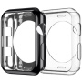 DUX DUCIS 2v1 sada ochranných pouzder pro Apple Watch 38mm - černočirá