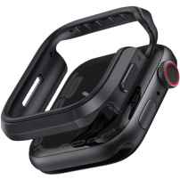 UNIQ Valencia kovové pouzdro pro Apple Watch 46mm - černé