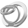 Magnetický MagSafe otočný 360° stojánek s držákem na prst pro iPhone - stříbrný
