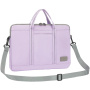 COOLBELL CB-2125 brašna s popruhem pro iPad do 13" / MacBook do 14" - fialová