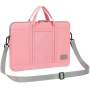 COOLBELL CB-2125 brašna s popruhem pro iPad do 13" / MacBook do 14" - růžová
