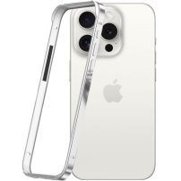 Ochranný rámeček pro iPhone 15 Pro - stříbrný