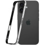 Ochranný rámeček pro iPhone 16 Plus - černostříbrný