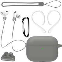 Praktická sada 6v1 pro AirPods Pro 3 - šedá