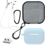 Praktická sada 5v1 pro AirPods Pro 2 - modrá