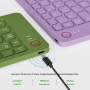 B023 skládací bezdrátová Bluetooth klávesnice - černá