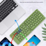 B023 skládací bezdrátová Bluetooth klávesnice - černá