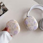 Kryty sluchátek se vzorem květin pro AirPods Max 1 / 2 - béžové