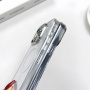 Transparentní kryt se šňůrkou a MagSafe pro iPhone 16 Pro Max - krémový