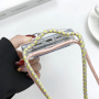 Transparentní kryt se šňůrkou a MagSafe pro iPhone 16 Pro Max - krémový