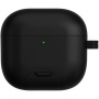 Obal s výklopným stojánkem a karabinou pro AirPods 4 / 5 - černý