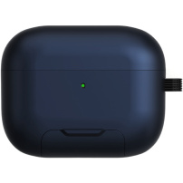 Obal s výklopným stojánkem a karabinou pro AirPods Pro 3 - tmavě modrý