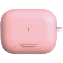 Obal s výklopným stojánkem a karabinou pro AirPods Pro 3 - růžový