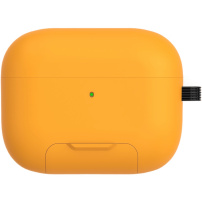 Obal s výklopným stojánkem a karabinou pro AirPods Pro 2 - žlutý