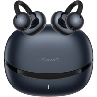 USAMS Echo R03 Open-Ear bezdrátová sluchátka - tmavě modrá