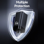 USAMS CC265 GaN rychlonabíjecí adaptér s porty 2x USB-C / USB-A - 67W - bílý