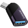 Toocki TQ-OTG06 nabíjecí a datová redukce - USB-A na USB-C - fialová