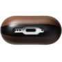 Nomad Modern Leather kožený obal pro AirPods 4 / 5 - tmavě hnědý