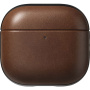 Nomad Modern Leather kožený obal pro AirPods 4 / 5 - tmavě hnědý