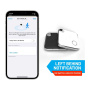 FIXED Tag sada smart lokátorů s podporou Find My - 2 ks - černobílá