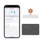 FIXED Tag Card smart lokátor ve stylu karty s podporou Find My - černý