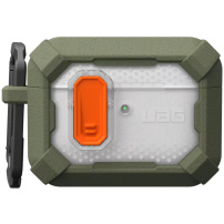 UAG Plasma odolný obal se zapínáním a karabinou pro AirPods Pro 3 - olivový