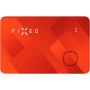 FIXED Tag Card smart lokátor ve stylu karty s podporou Find My - oranžový