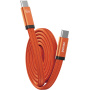 WEKOME WDC-C20 magnetický opletený nabíjecí a datový kabel - USB-C na USB-C - 1 m - oranžový