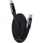 WEKOME WDC-C20 magnetický opletený nabíjecí a datový kabel - USB-C na USB-C - 1 m - černý