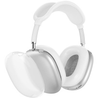 4v1 průsvitný silikonový obal pro AirPods Max 1 / 2 - bílý
