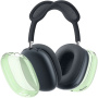 AhaStyle transparentní kryty sluchátek pro AirPods Max 1 / 2 - zelené