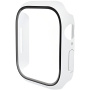 ENKAY matné pouzdro s tvrzeným sklem pro Apple Watch 46mm - bílé
