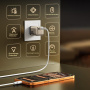 WEKOME WU-09 GaN rychlonabíjecí adaptér s portem USB-C - 65W - oranžový