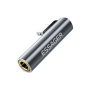 ESSAGER audio redukce - 3,5 mm jack na Lightning - šedá