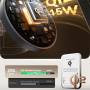 JOYROOM JR-W23 Qi2 3v1 magnetický bezdrátový stojánek s lampou pro iPhone / Apple Watch / AirPods - 15W - bílý