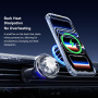 ESSAGER ES-T13 magnetický držák do auta do ventilační mřížky s bezdrátovým nabíjením pro iPhone - černý