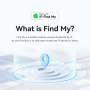 ESSAGER WWQ smart lokátor s podporou Find My - modrý
