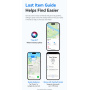 ESSAGER WWQ smart lokátor s podporou Find My - černý