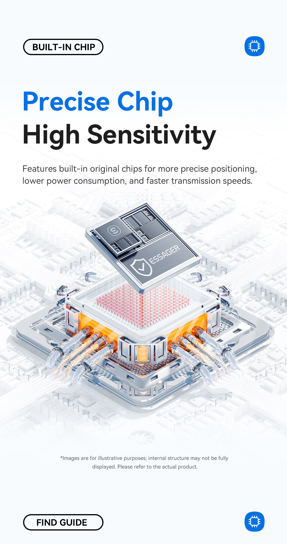 ESSAGER WWQ smart lokátor s podporou Find My - růžový