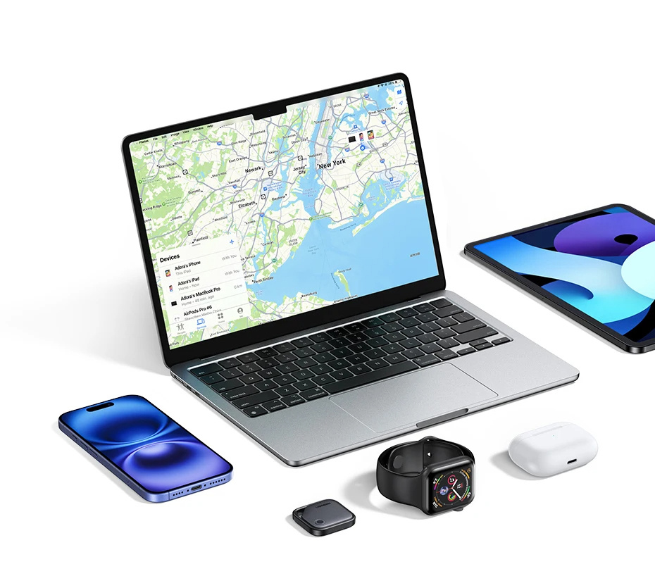 UGREEN CM816 smart lokátor s podporou Find My - starorůžový