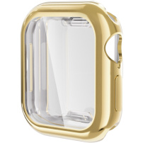 ENKAY pouzdro z měkkého plastu s ochranou displeje pro Apple Watch 46mm - zlaté