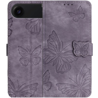 Flipové pouzdro se vzorem motýlů pro iPhone Air - fialové