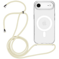 Transparentní kryt se šňůrkou a MagSafe pro iPhone Air - krémový