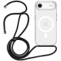 Transparentní kryt se šňůrkou a MagSafe pro iPhone Air - černý