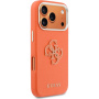 Guess Resin Logo kryt pro iPhone 17 Pro Max - oranžový
