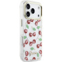 Guess IML Glitter Cherry kryt s MagSafe pro iPhone 17 Pro - třešně