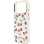 Guess IML Glitter Cherry kryt s MagSafe pro iPhone 17 Pro - třešně